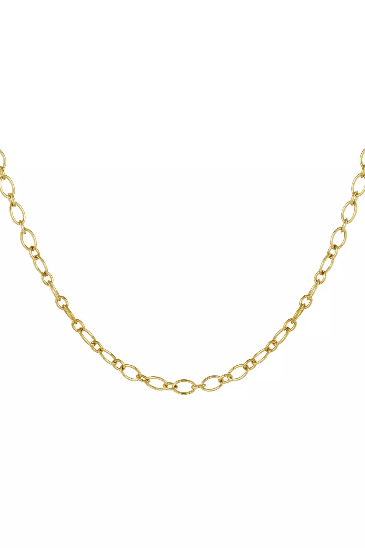 minimalistische Gliederkette in Gold