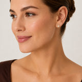 Pavé Heart Studs