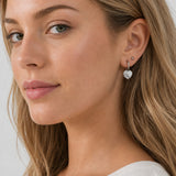 Sapphire Hoops