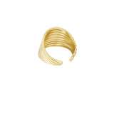 mehrschichtiger Ring in gold