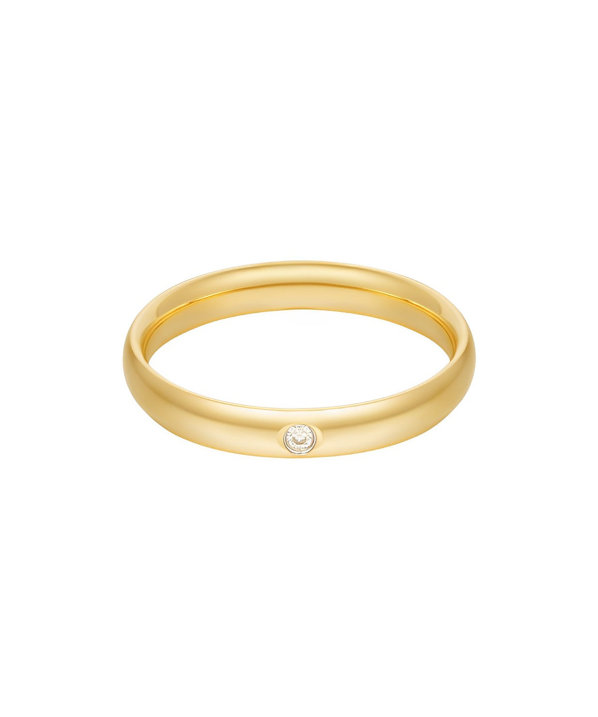 goldener Ring mit Zirkonstein