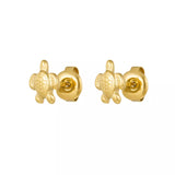 Turtle Studs Gold