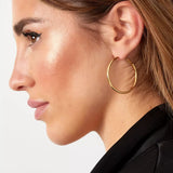 Amela Hoops Small Gold