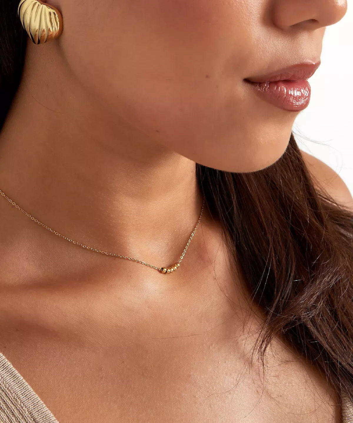 Pearl Necklace Gold