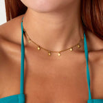 Kleetblatt Charm Goldkette