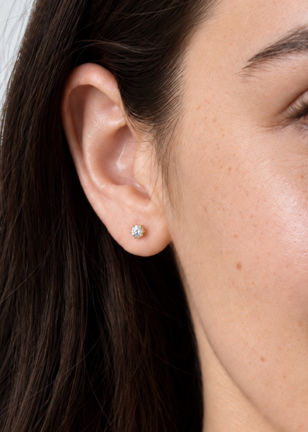 Cristal Studs Gold – Ohrstecker, Ansicht 2