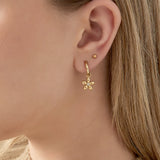 Daisy Hoops Gold