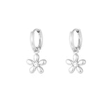 Daisy Hoops Silber