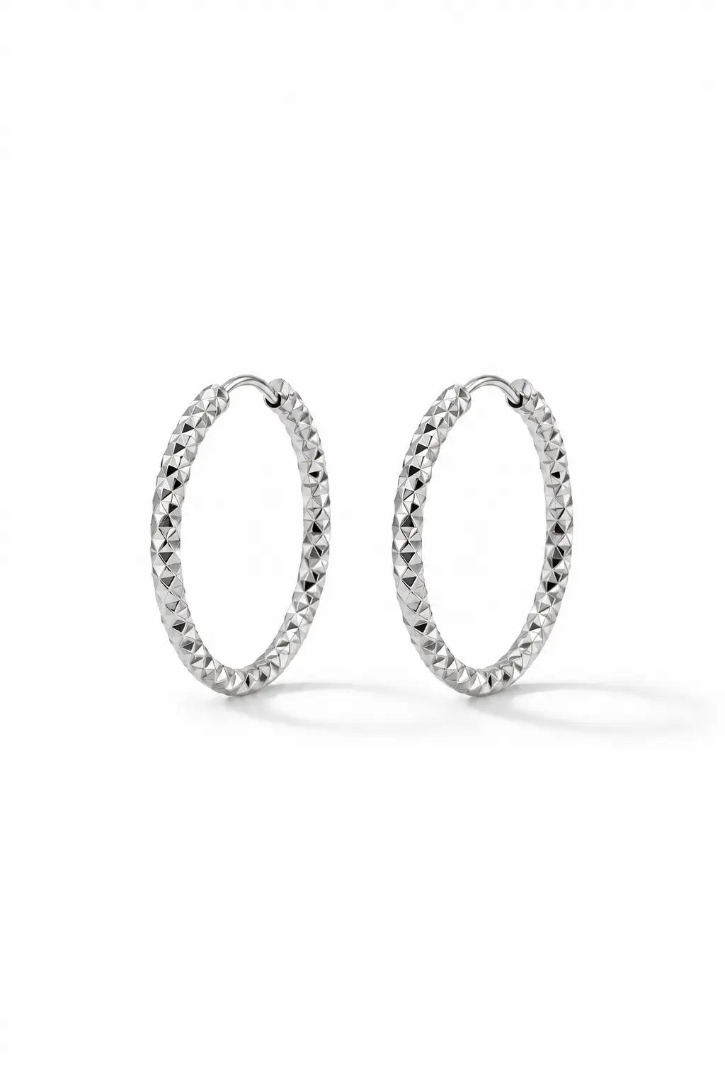 Facet Hoops Large
