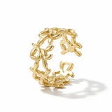 Floral Infinity Ring