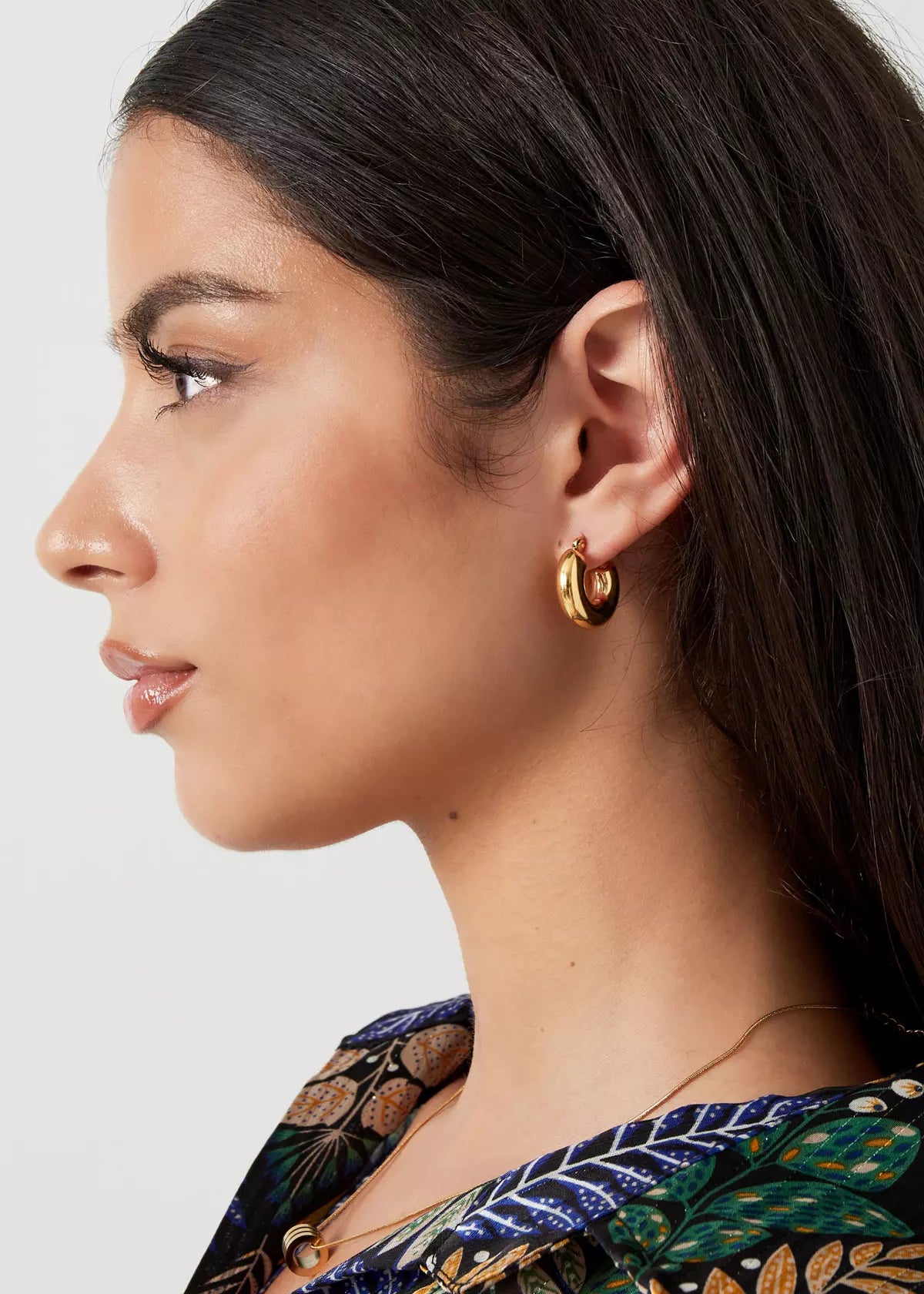 elegante hoop Ohrringe