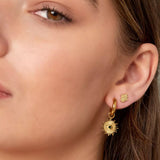 Hamsa Studs Gold