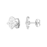 Hamsa Studs Silber