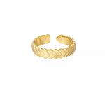 Ring mit verschlungenen Herzen in Gold