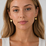 Sapphire Hoops