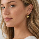 Sapphire Hoops