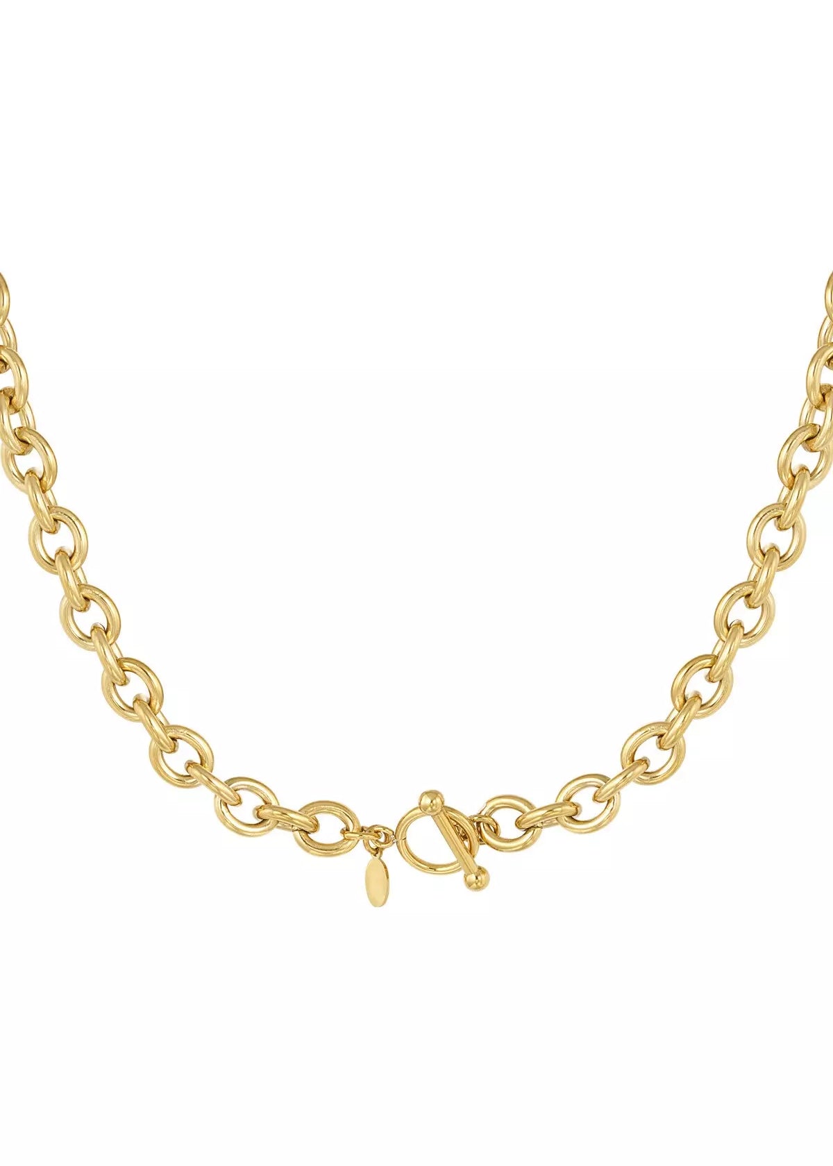 auffällige Statement Kette in Gold