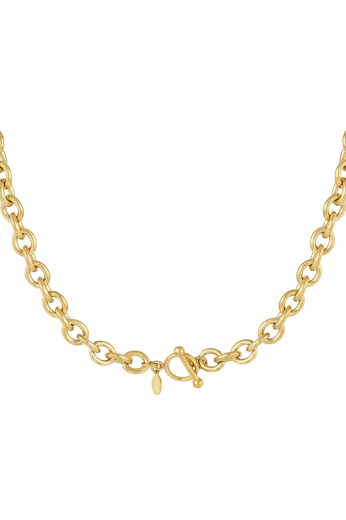 auffällige Statement Kette in Gold