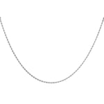 Feine silberne Kordelkette für Damen mit gedrehtem Design, eleganter Schmuck