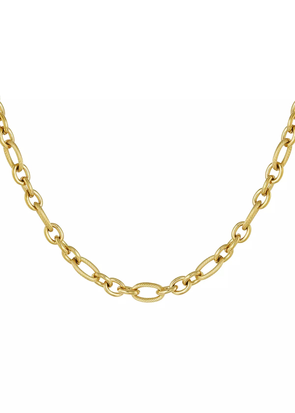 auffällige goldene Statementkette