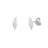 Leaf Studs Silber