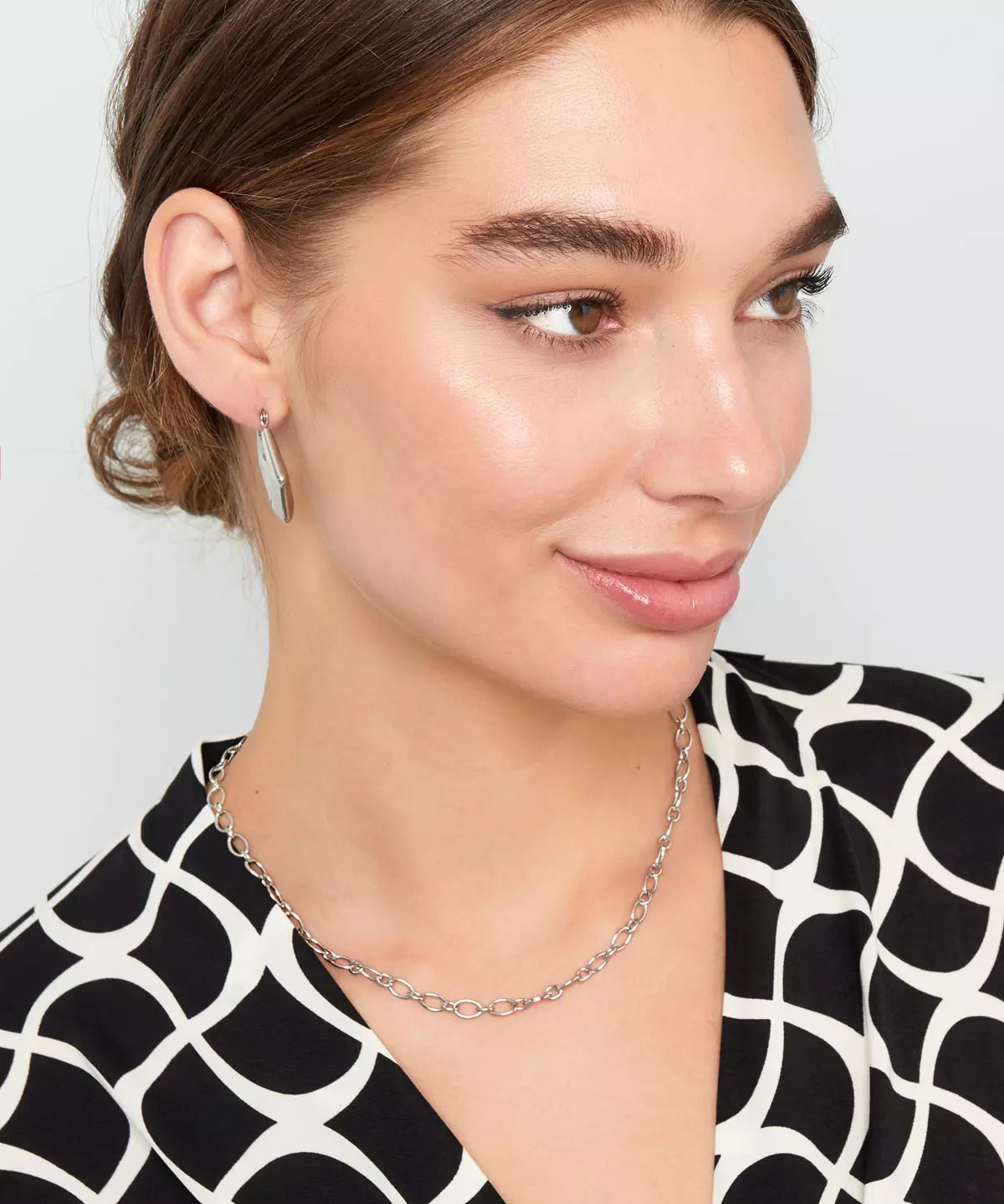 minimalistische Gliederkette in Gold