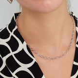 Lily Necklace Silber