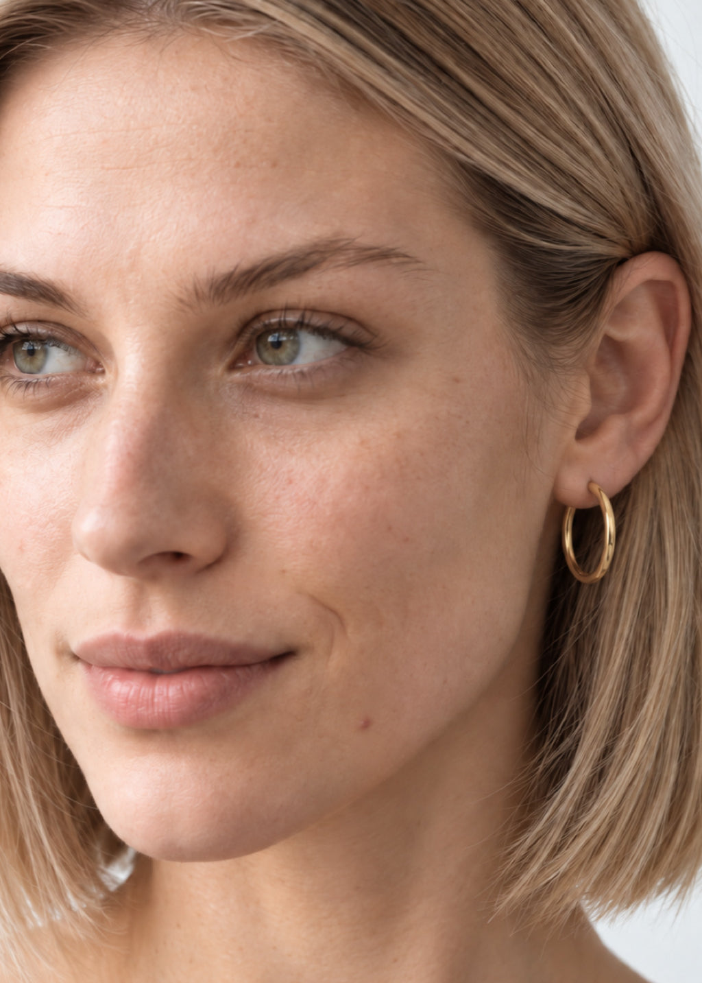 Essence Hoops Large Gold – Creolen, Ansicht 2