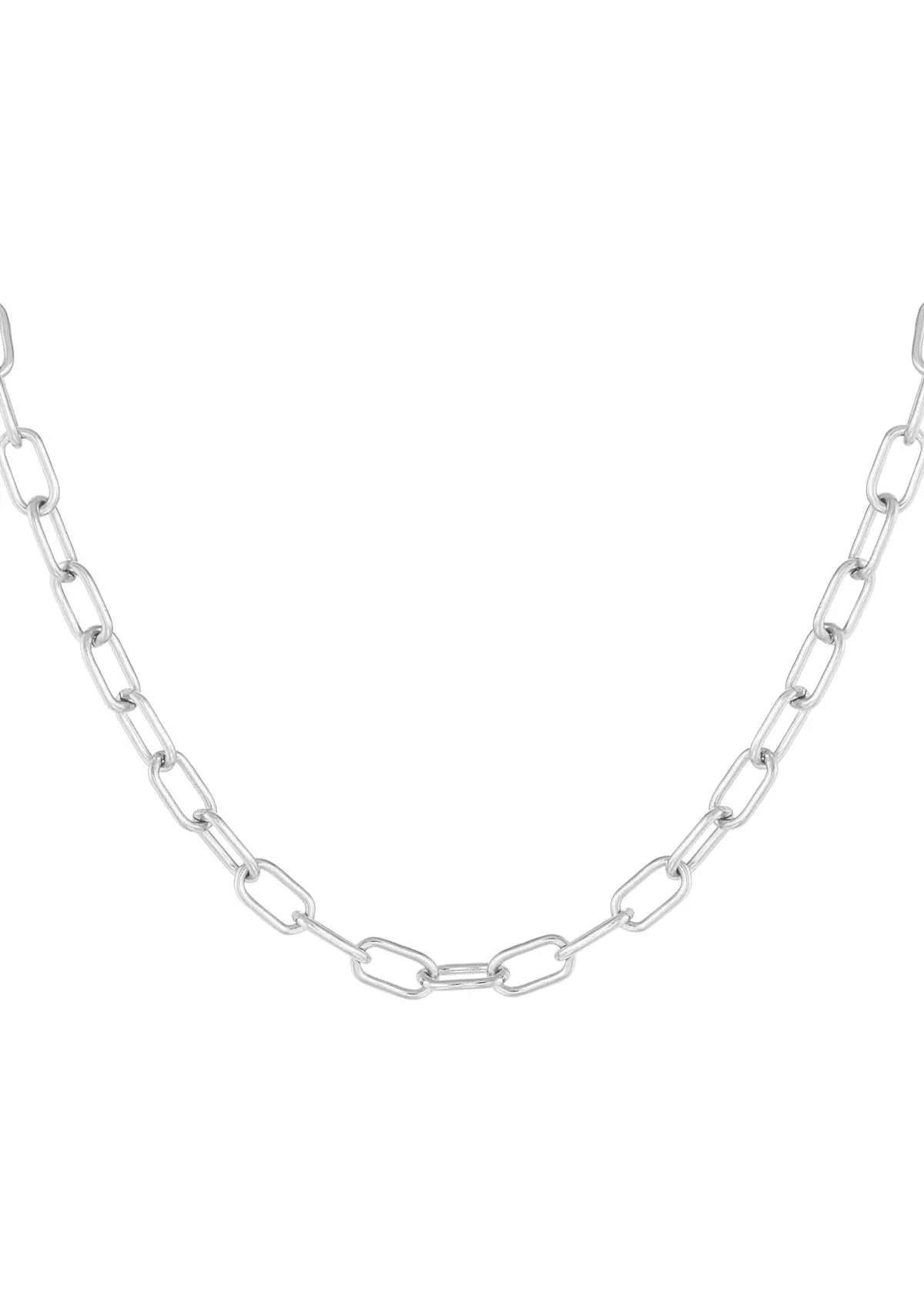 elegante Gliederkette in Silber