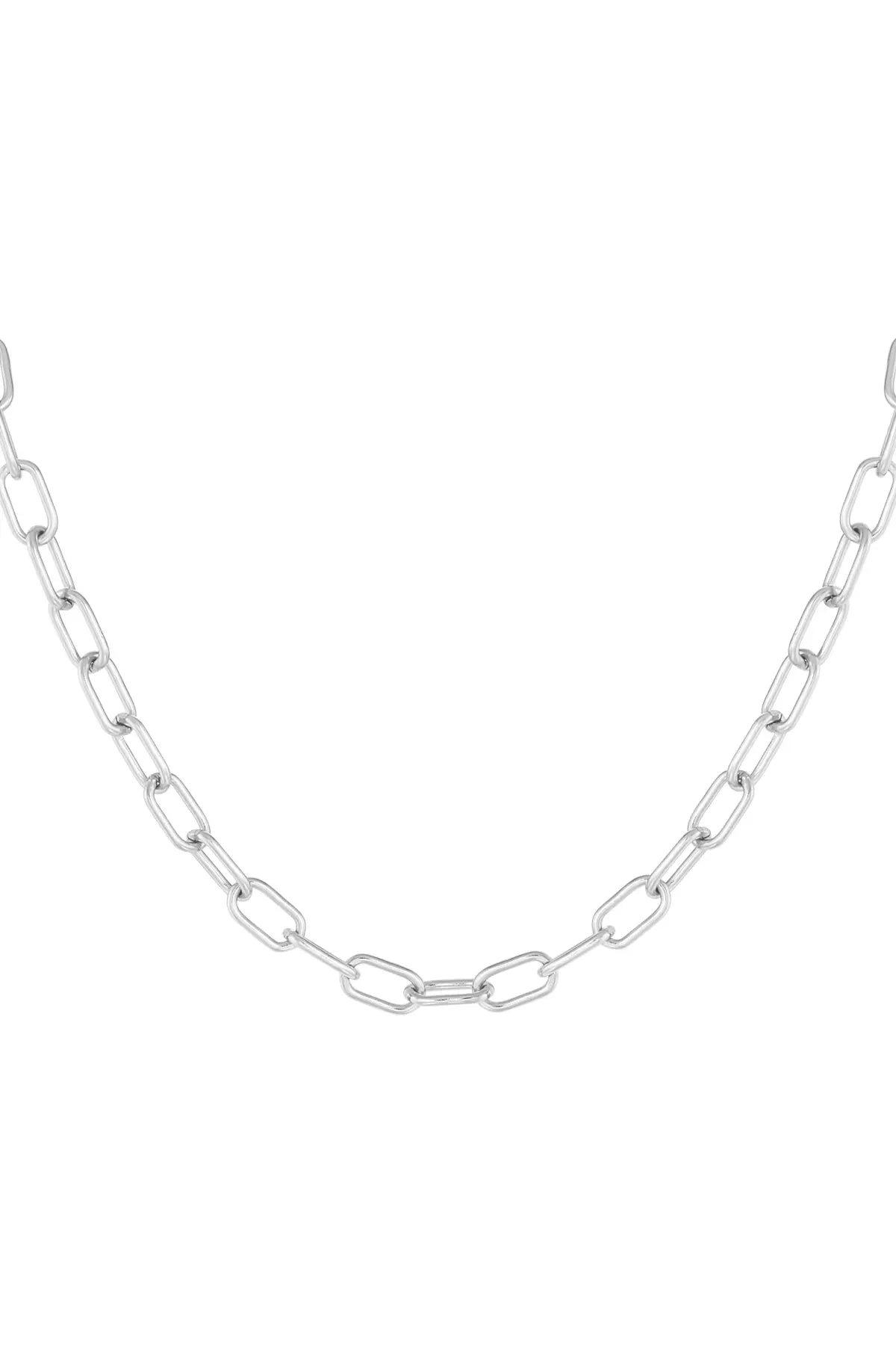 elegante Gliederkette in Silber