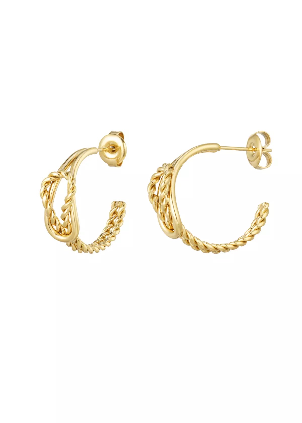 elegante Ohrringe in Gold