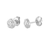 Rose Studs Silber