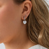 Sapphire Hoops