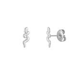 Serpent Studs Silber