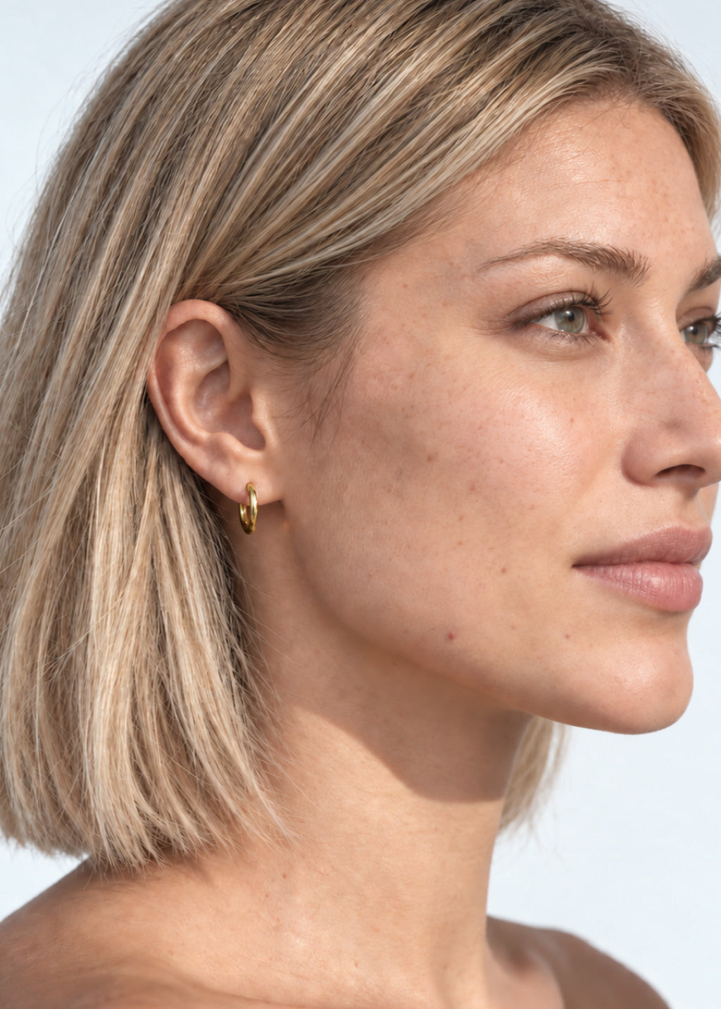 Essence Hoops Small Gold – Creolen, Ansicht 3