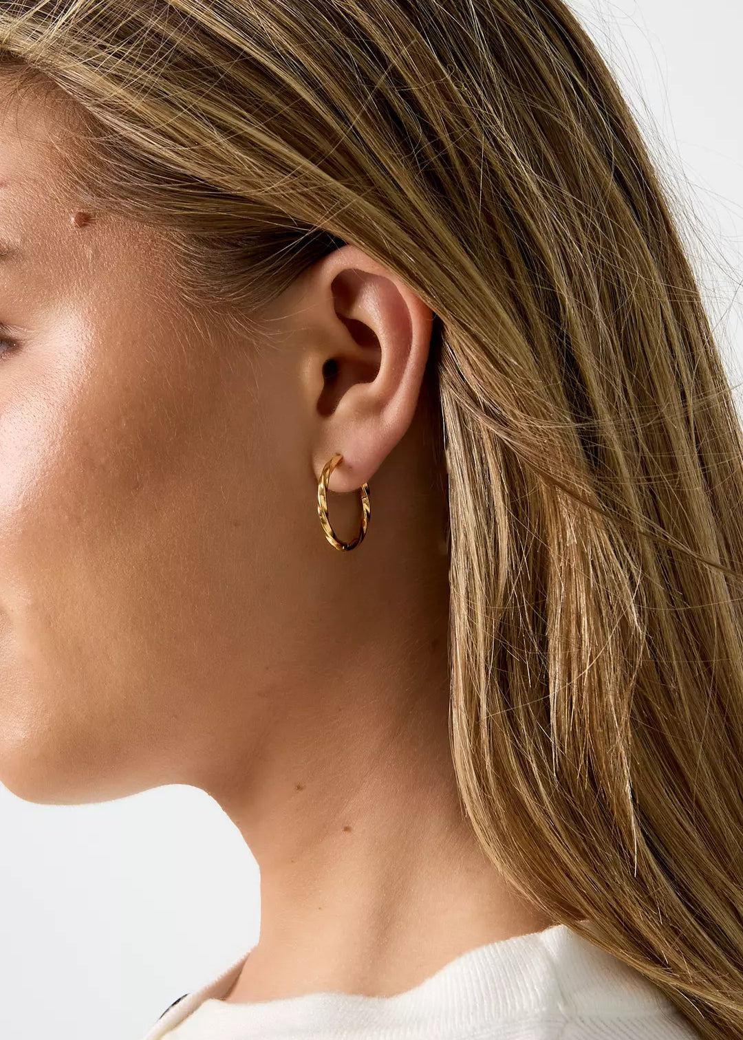 Twisted Hoops Large