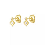 Zoé Studs Gold