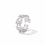 Floral Infinity Ring