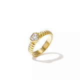 Lumière Heart Ring