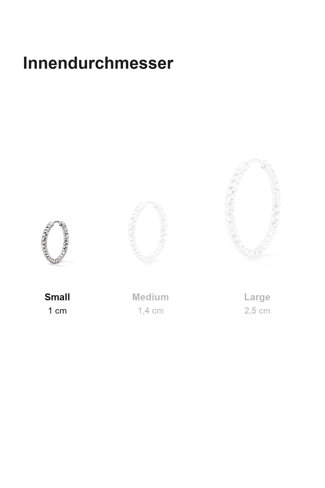Facet Hoops Small