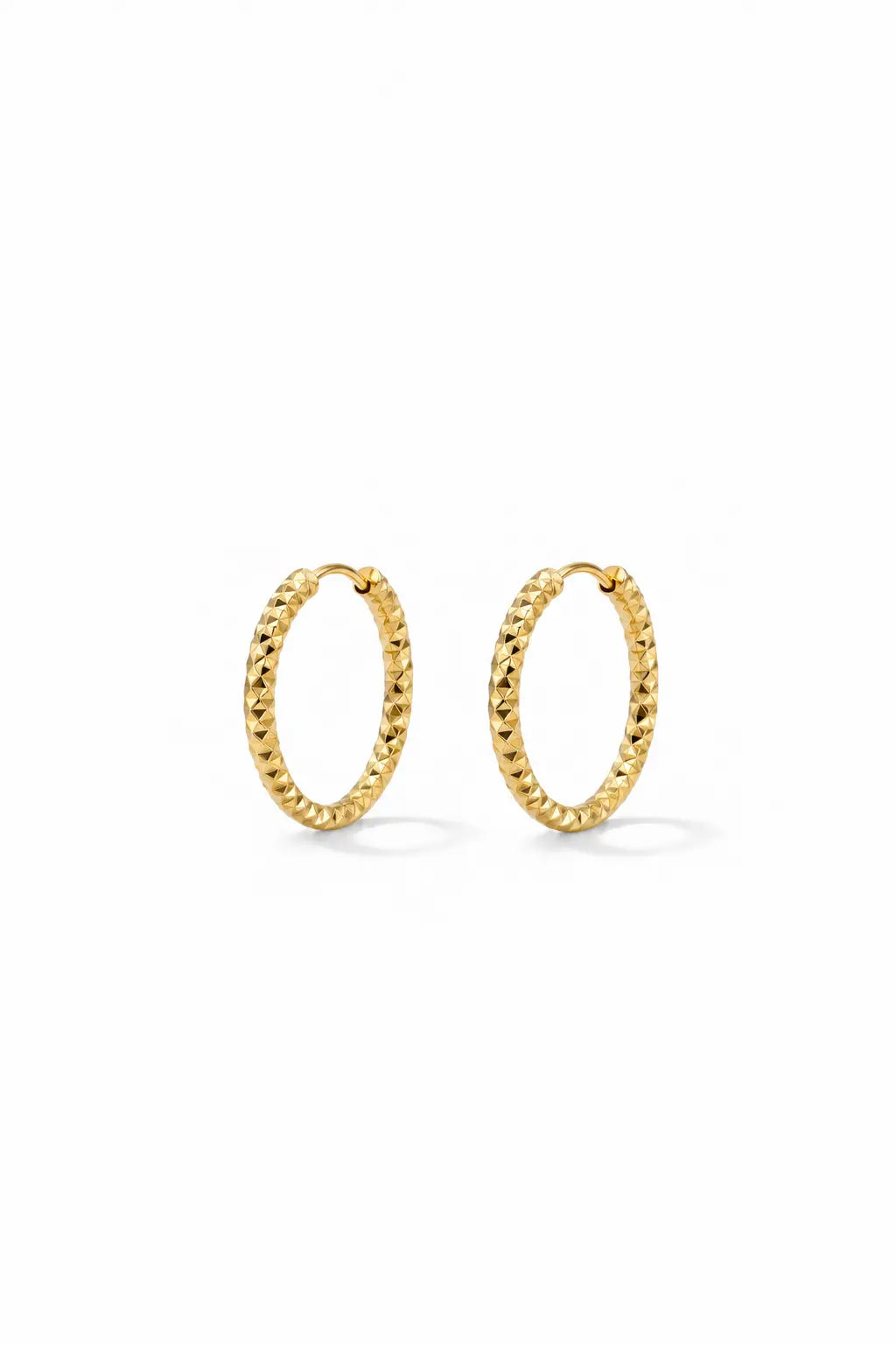 Facet Hoops Medium