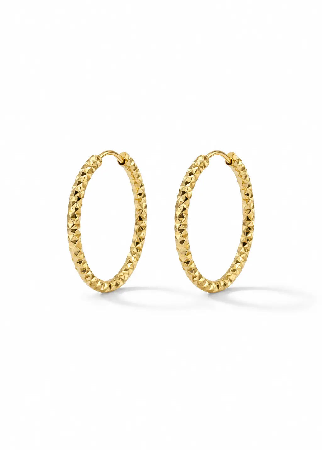 Facet Hoops Large