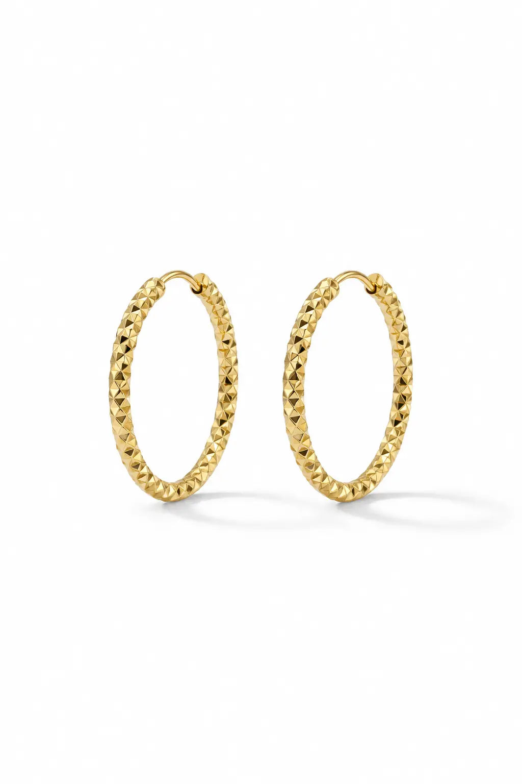 Facet Hoops Large