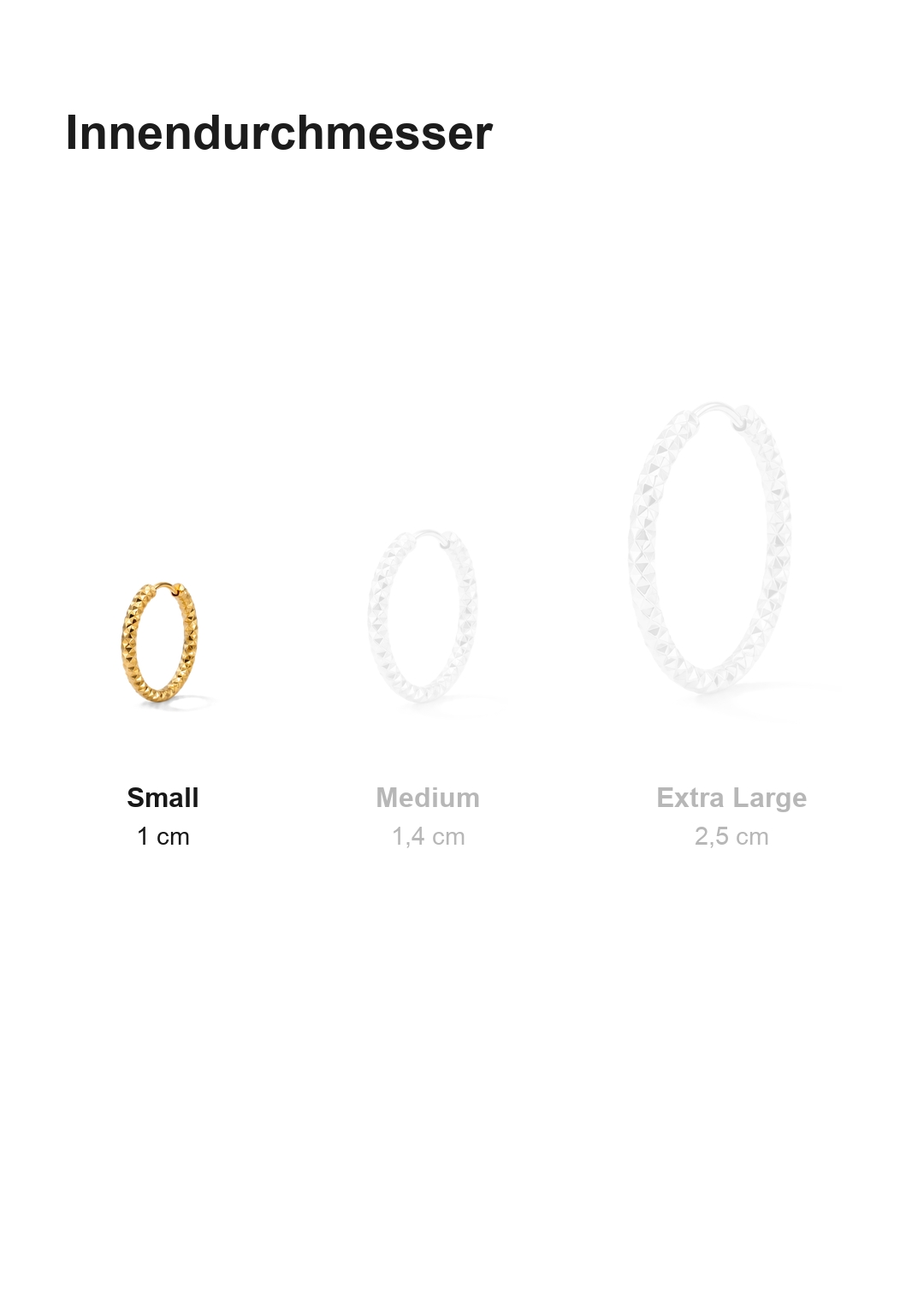 Facet Hoops Small