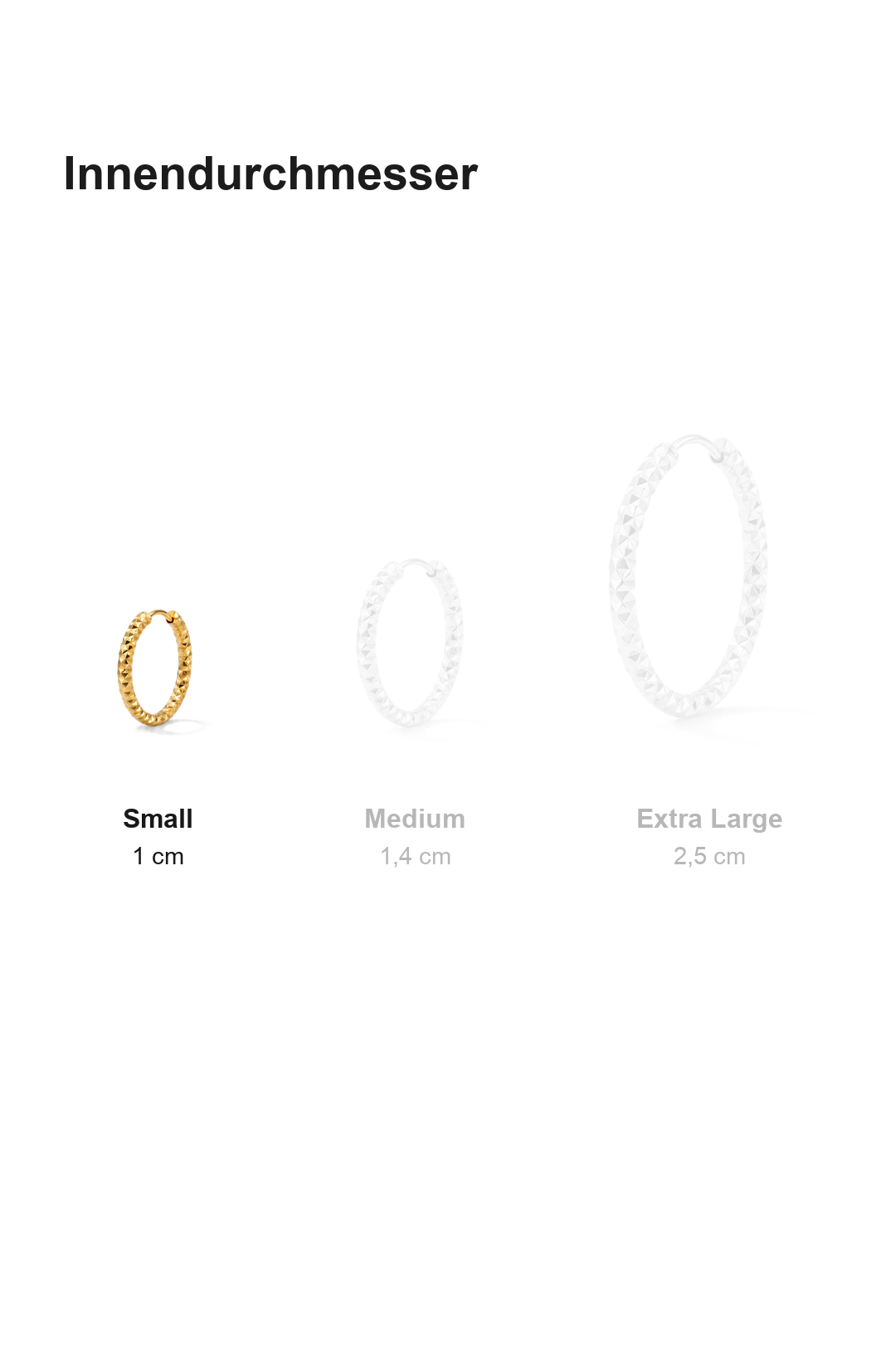 Facet Hoops Small
