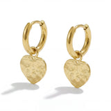 Sapphire Hoops