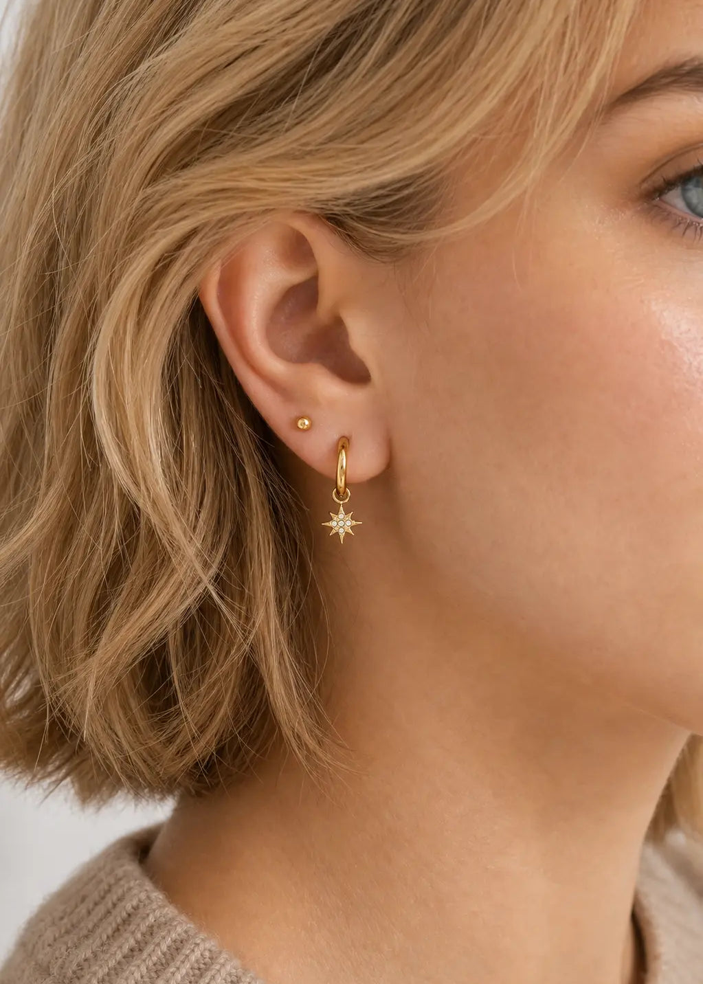 Stardust Hoops