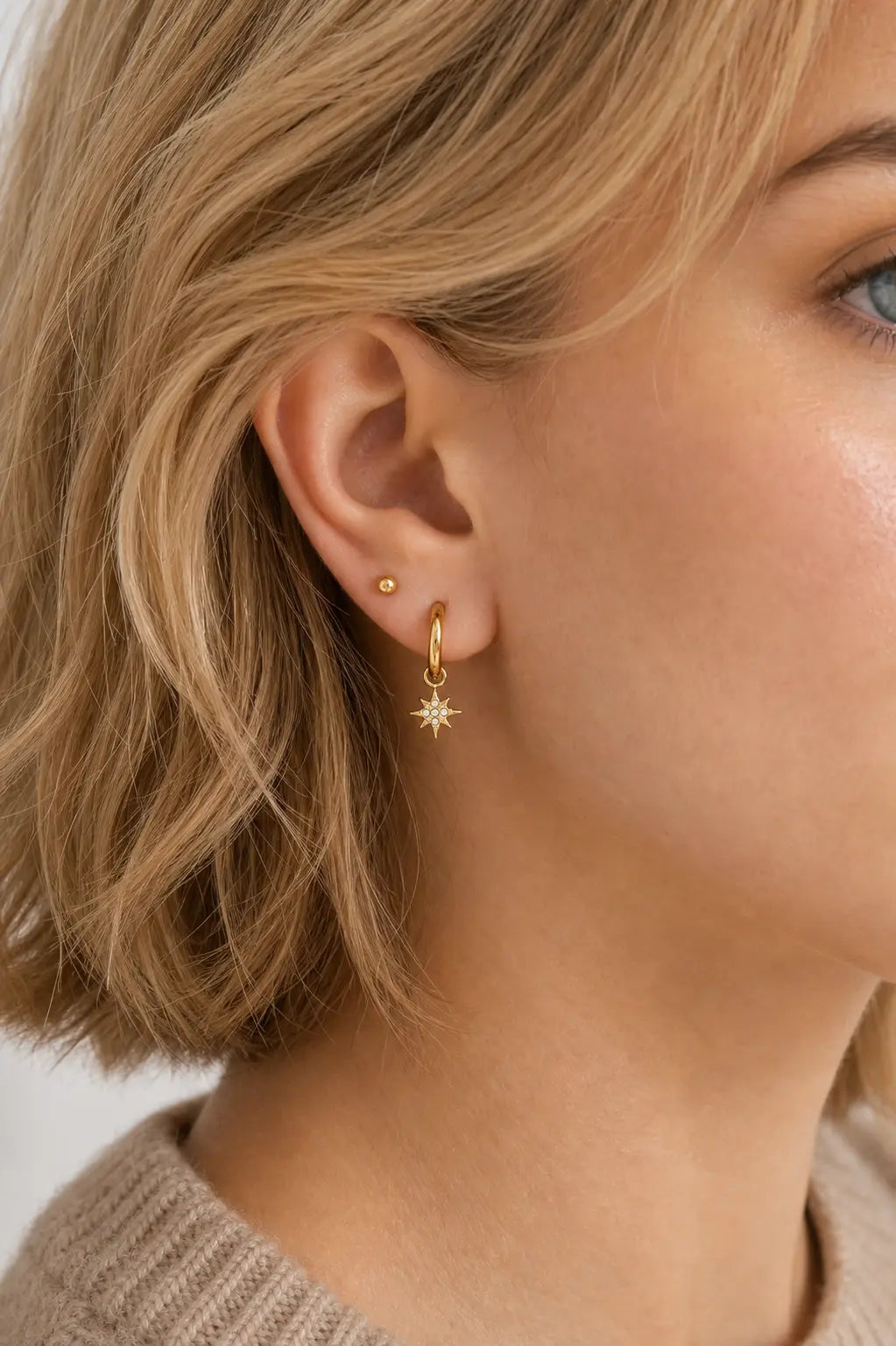Stardust Hoops